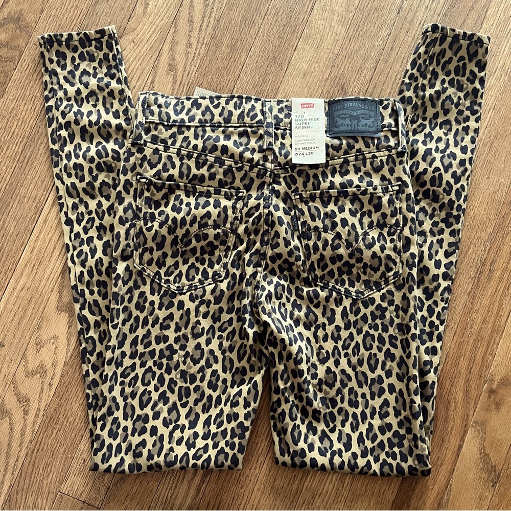 Levi’s 720 High-Rise Supper Skinny Pants 00Med W24 L30 - Picture 4 of 6